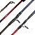 Vara Molinete 20-40lb Selenium Red Maruri 1,68m 2 Partes Fibra de Vidro Maciça - Imagem 1