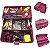 Maleta Arqplast Rosa 2 bandejas Articuladas Com Divisórias + Estojo Box Rosa - Imagem 3
