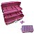 Maleta Arqplast Rosa 2 bandejas Articuladas Com Divisórias + Estojo Box Rosa - Imagem 5