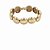 Bracelete Folheado 18k Bolas Lisas Achatadas - Imagem 4