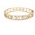 Bracelete Folheado 18k Senhor do Bonfim em Zirconia - Imagem 1