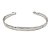 Bracelete Folheado 18k Trabalhado - Imagem 2