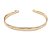 Bracelete Folheado 18k Trabalhado - Imagem 1