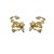 BRINCO FOLHEADO 18K COM GOTINHAS EM ZIRCONIA - Imagem 2