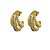 BRINCO FOLHEADO 18K C/ FAIXAS EM ZIRCONIA - Imagem 5