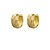 BRINCO FOLHEADO 18K LISO COM DETALHES EM ZIRCONIA - Imagem 2