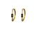 BRINCO FOLHEADO 18K ARO C/ ZIRCONIA - Imagem 2