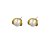 BRINCO FOLHEADO 18K PEROLA C/ DETALHE EM ZIRCONIA - Imagem 1