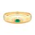 BRACELETE COM CRISTAL OVAL TEXTURIZADO LISO - Imagem 1