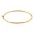 BRACELETE LISO ALGEMA FIO QUADRADO 2MM DOURADO - Imagem 1