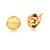 BRINCO PRESSAO LISO METADE BOLA
TEXTURIZADA  BAN. DOURADO - Imagem 1