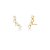 BRINCO FOLHEADO 18K  PEDRA EAR CUFF 4
REDONDO - Imagem 1