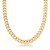 CORRENTE FOLHEADA 18K LISO ELO GRUMET 8MM - Imagem 1