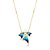 Colar Folheado 18K Borboleta com Perola - Imagem 1