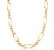 CORRENTE BAN. DOURADO LISO ELO OVAL  INTERCALADO FECHO TRAVA 11X15MM - Imagem 1