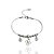Pulseira em Aço Trevo com Esferas - Imagem 2