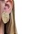 Brinco Folheado 18k Folha Trabalhada - Imagem 2