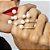 ANEL GRANDE 5 PEROLA SHELL+ ZIRCONIA 3 VOLTA 3 LINHA VAZADO CURVO  BAN. DOURADO /BRANCO - Imagem 4