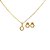 Conjunto Folheado 18k Infantil Circulo com Pontos em Zirconia - Imagem 1