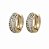 Argola Folheado com Zirconia FRONTAL B2637.435 - Imagem 4