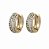 Argola Folheado com Zirconia FRONTAL B2637.435 - Imagem 2