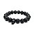 Pulseira Murano Italiano Caveira Black [esferas foscas] - Imagem 3