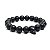 Pulseira Murano Italiano Caveira Black [esferas foscas] - Imagem 1