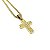 Colar Crucifixo Dourado Minimalista [aço PREMIUM] - Imagem 3