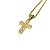 Colar Crucifixo Dourado Minimalista [aço PREMIUM] - Imagem 1