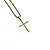 Colar Crucifixo Básico minimalista [aço premium] - Imagem 1