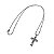 Colar Crucifixo Future Silver Minimalista [aço Premium] - Imagem 3