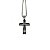 Crucifixo Triade Future Black minimalista [aço Premium] - Imagem 3