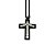 Colar Crucifixo Future Black & Silver [aço PREMIUM] - Imagem 4