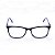 Armação para Óculos de Grau Acetato Azul Escuro com Azul Bic Retangular - Imagem 3