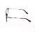Armação para Óculos de Grau Feminino Acetato Gatinho Marsala - Imagem 4