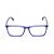 Armação para Óculos de Grau Masculina Retangular Acetato Azul Escuro - Imagem 2