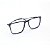 Armação para Óculos de Grau Masculino Quadrado Acetato Preto Fosco - Imagem 2