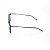 Armação para Óculos de Grau Masculino Quadrado Acetato Preto Fosco - Imagem 3