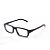 Armação para Óculos de Leitura Retangular Preto Fosco Masculino - Imagem 3
