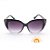 Óculos de Sol Feminino Quadrado Acetato e Lente Degrade Preto - Imagem 2