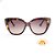 Óculos de Sol Feminino Quadrado Acetato Tartaruga Lente Marrom Degradê - Imagem 1