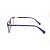 Armação para Óculos de Grau Masculino Retangular Azul Royal - Imagem 2