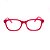 Armação para Óculos de Grau Feminino Infantil Retangular Vermelho Escuro - Imagem 1