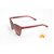 Óculos de Sol Quadrado Acrílico Vermelho Cereja - Imagem 2