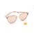 Óculos de Sol Gatinho Metal Dourado Lente Espelhada Rose - Imagem 4