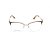 Armação para Óculos de Grau Quadrado Metal Nude Fio de Nylon - Imagem 1