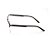 Armação para Óculos de Grau Retangular Metal Marrom Fio de Nylon - Imagem 6