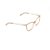 Armação para Óculos de Grau Gatinho Acetato Nude - Imagem 3