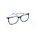 Armação para Óculos de Grau Retangular Azul Marinho e Tiffany Andressa - Imagem 4