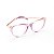 Armação para Óculos de Grau Infantil Feminino Gatinho Rosa - Imagem 3